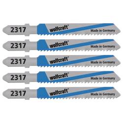Wolfcraft 2367000 5 Stichsägeblätter 5 St.