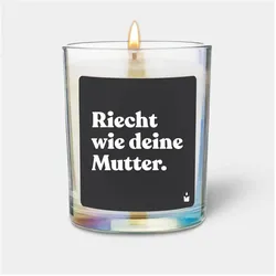 Chatty Candles, Duftkerzen, Duftkerze Woody Riecht wie deine Mutter.