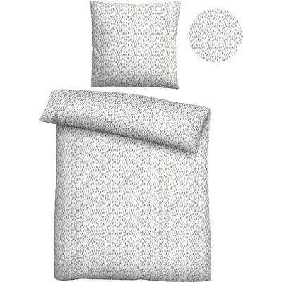 Bettwäsche "Haylie", weiß, B/L: 155cm x 220cm, 1 Stk., 1 Stk., Renforcé, B/L: 80cm x 80cm, 2 Stk., Renforcé, Obermaterial: 100% Baumwolle, CASTELL - MARKENBETTWÄSCHE, Bettwäsche, Bettwäsche, hautsympathisch, 100% Baumwolle, Reißverschluss,...