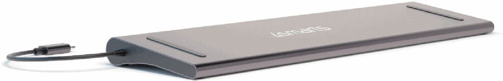 4smarts Universal Tablet / Laptop Stander & 11-i-1 USB-C Hub - Grå
