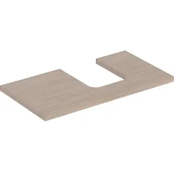 Geberit ONE WT-Pl. Aus re für AWT Schalenform 90x3x47cm, Eiche