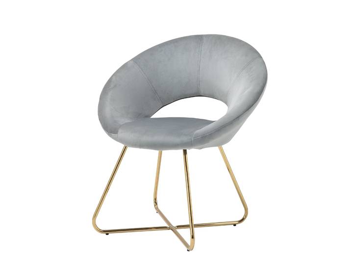 Sessel Samt VALS grau