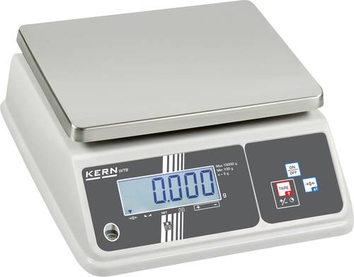 Kern Tischwaage WTB 10K-3N Wägebereich (max.) 15kg Ablesbarkeit 2g über Steckernetzteil