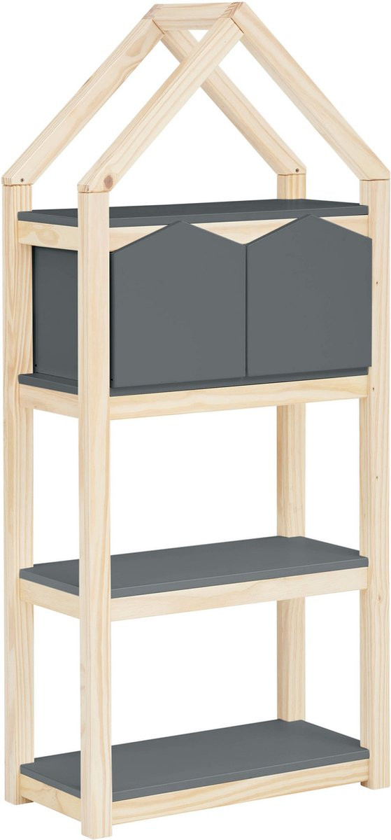 Notio Living Square-Line Boekenkast met 2 Manden