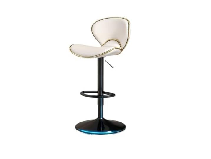 VNCdfhETs Barstuhl Höhenverstellbare Barhocker, Hochstühle for Das Esszimmer Barhocker(White)