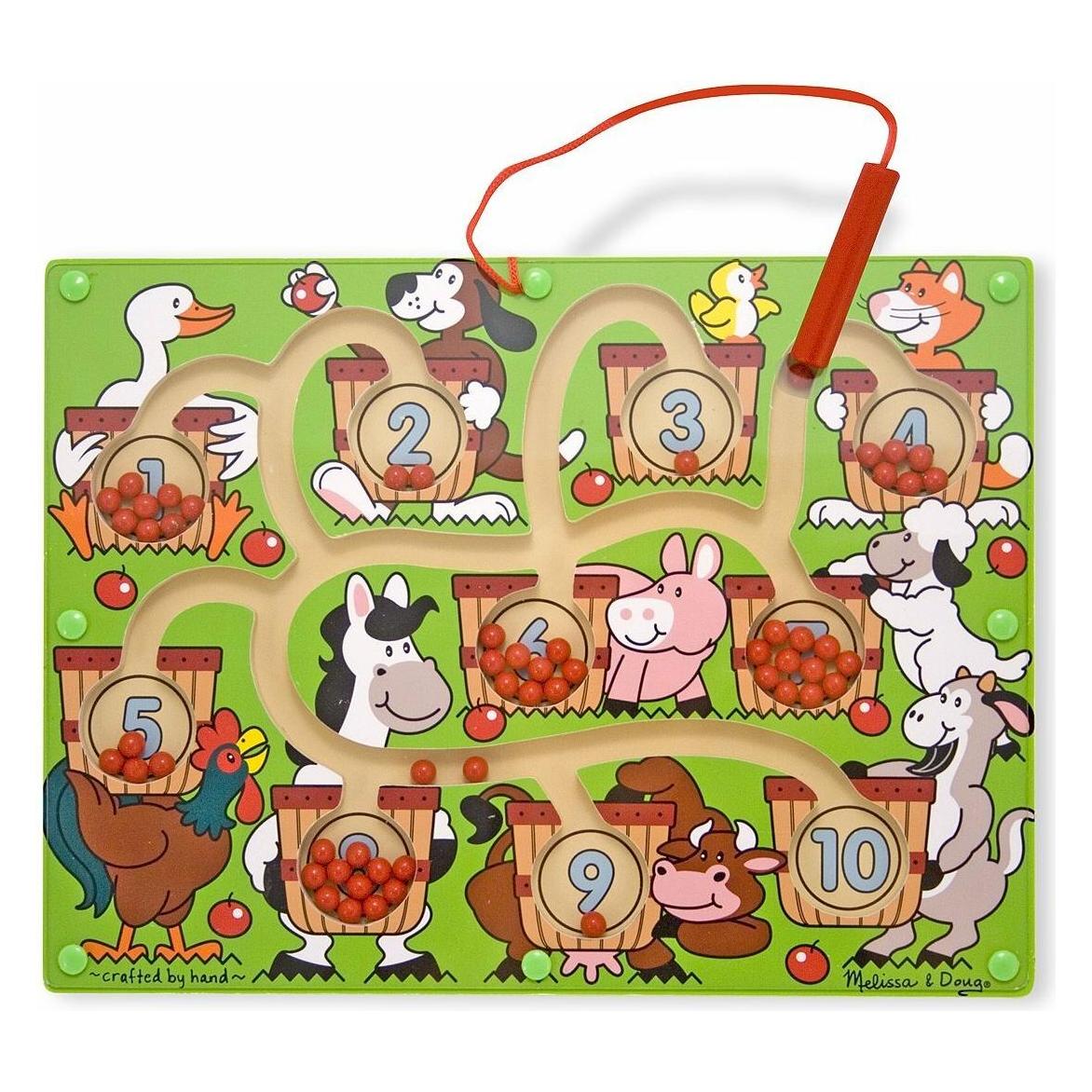 Melissa & Doug Magnetic Number Maze Motorikspielzeug (1136959)