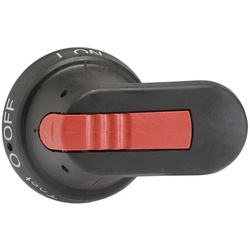 ABB OHB65J6T Pistolengriff schwarz 65 mm Wellen-ø 6 mm IP65 Beschriftung TEST-ON-OFF 1SCA022399R8110