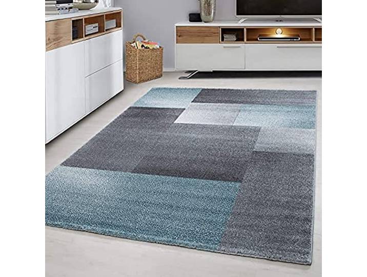 Vloerkleed - Blocks - Blauw