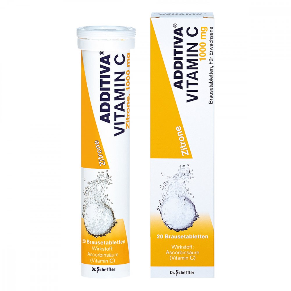 Dr.B.Scheffler Nachf. GmbH & Co. KG Additiva Vitamin C1 1000 mg Brausetabletten 03249786