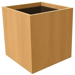 fm Büromöbel Pflanzengefäß »Oldenburg« 38/40 cm braun, 38 cm