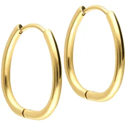 Chirurgenstahl Ohrclicker Creolen OVAL