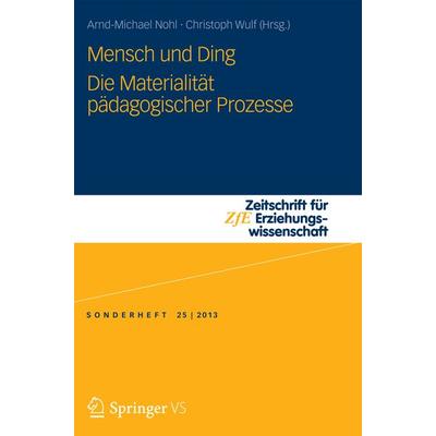 Mensch und Ding, Taschenbuch von , Springer Fachmedien Wiesbaden GmbH, 978-3-658-03500-6