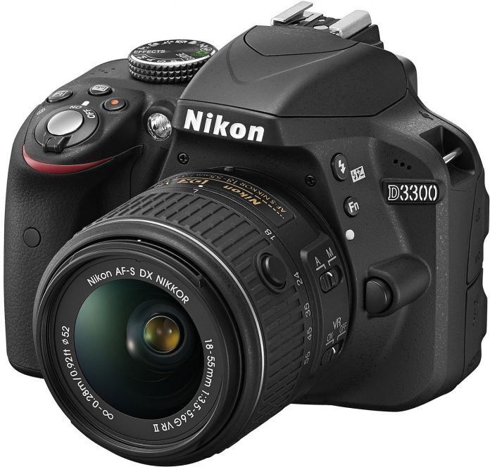Nikon D3300   Schwarz   AF-S 18-55mm 3.5-5.6G VR II - Refurbished