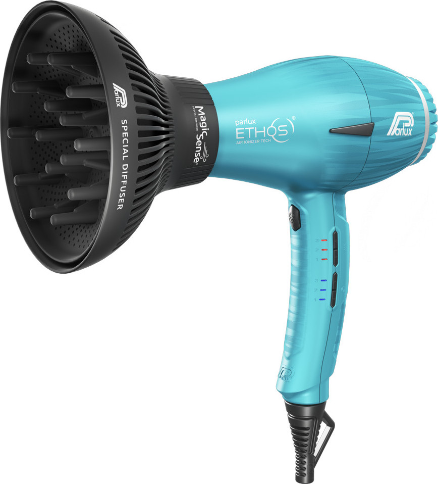 Parlux Ethos Blau mit Softstyler "Magic Sense" K-1189