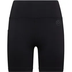 La Sportiva, Damen, Outdoorhose, Cosmosis 6" Short W - Eng anliegende Damen-Shorts für Klettern & Training (M), Schwarz
