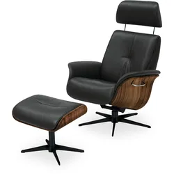 Relaxsessel HARPER KELTY (BHT 77x104x113 cm) - schwarz - BHT 77x104x113 cm