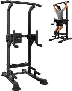 Tools, Home & Hobby 330 LBS Adjustable Pull Up Bar Power Tower Dip Station For Home Gym 330 LBS Adjustable Pull Up Bar Power Tower Dip Station For Home Gym