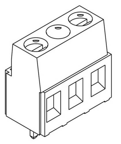 TE Connectivity 282843-2 Schraubklemmblock 1.50mm² Polzahl 2 Grün