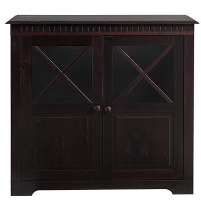 Kommode OTTO HOME "Lisa", braun (dunkelbraun), B:105cm H:95cm T:35cm, Sideboards, Kommode, Breite 105 cm, Höhe 95 cm