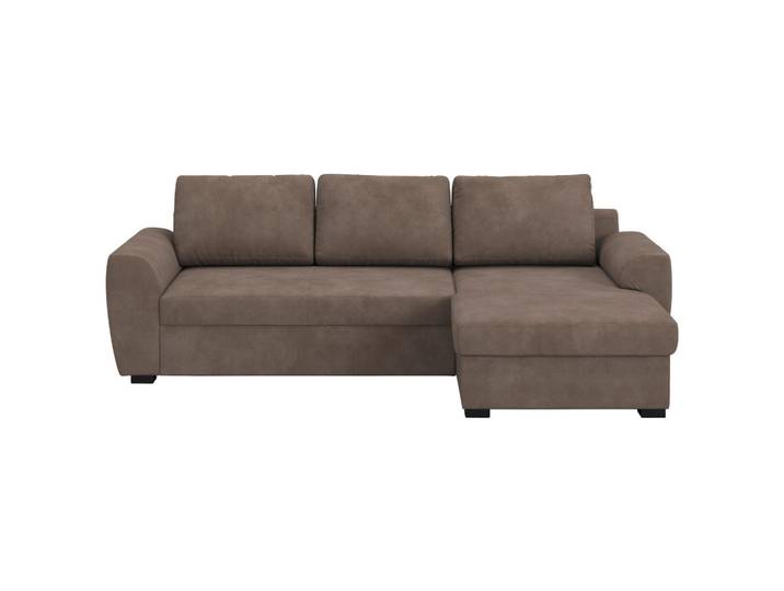 Mid.you Ecksofa, Taupe, Kunststoff, seitenverkehrt montierbar, L-Form, 253x154 cm, Wohnzimmer, Sofas & Couches, Wohnlandschaften, Ecksofas