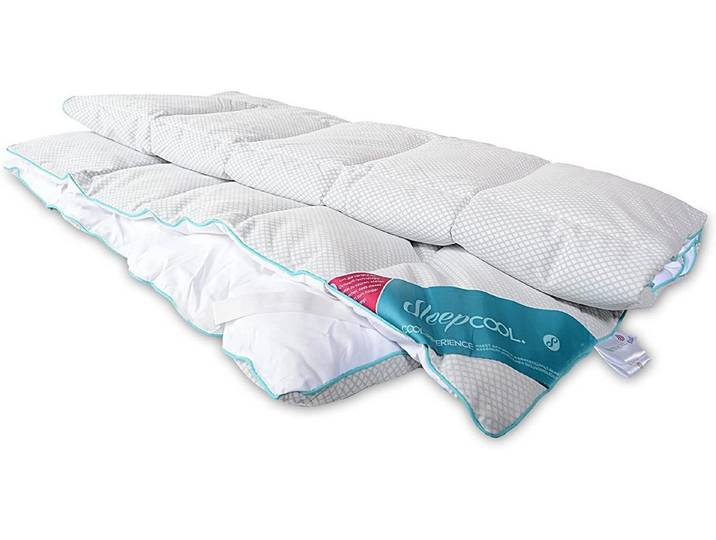Matratzenauflage Matratzentopper, Temperaturregulierend, Kühlend, Waschbar SleepCOOL, Klimaregulierender und allergikerfreundlicher Matratzentopper