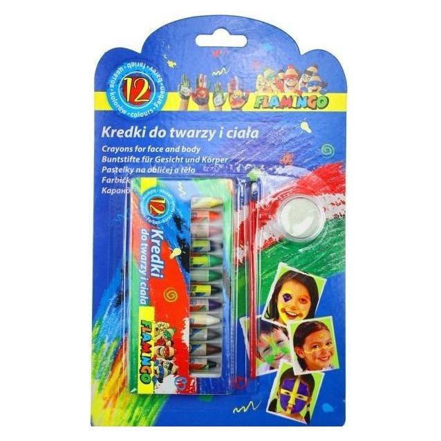 Titanum Buntstifte für Gesichts- und Körperbemalung, 12 Farben (12x) (47591790)