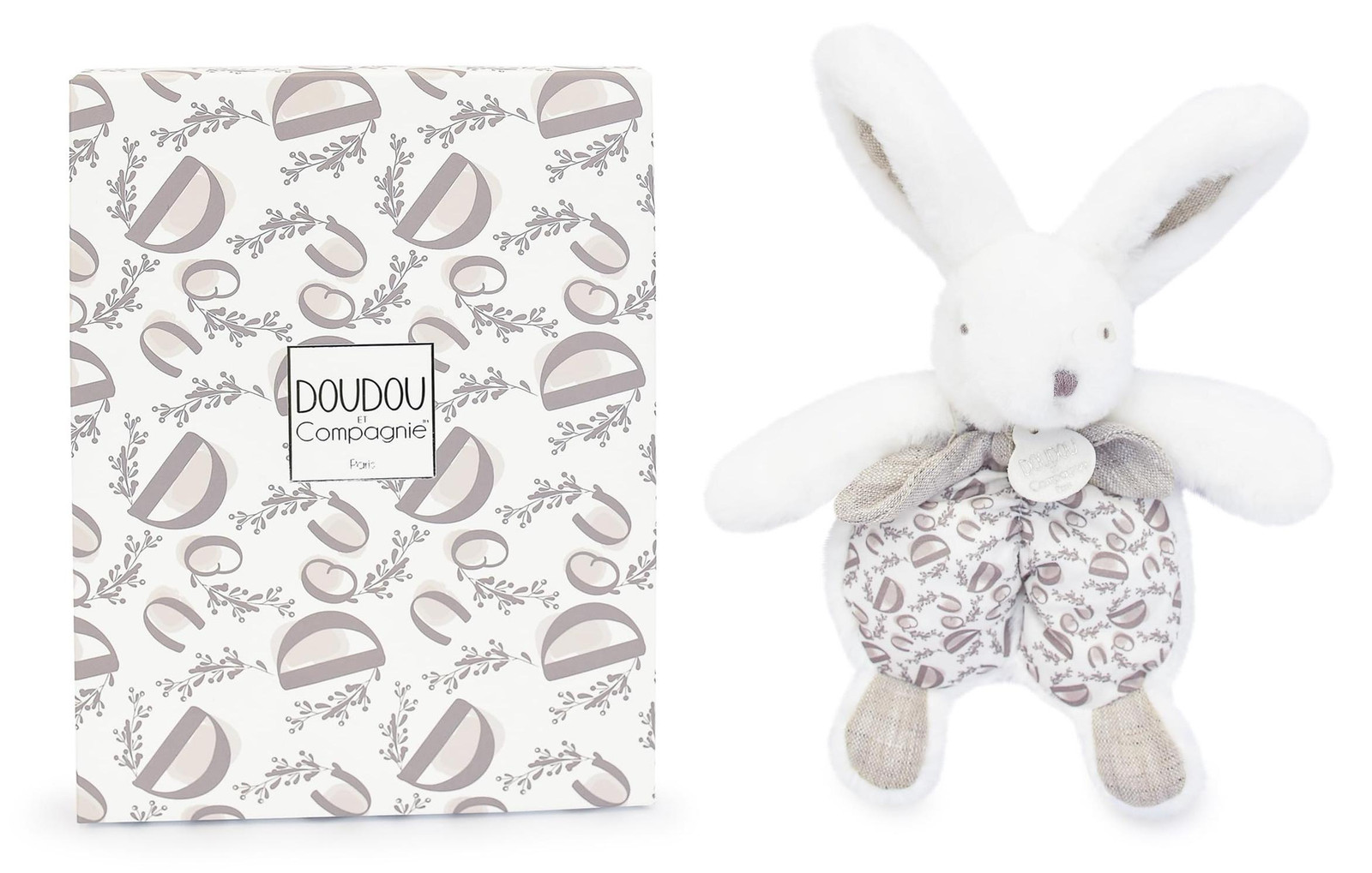 Doudou et Compagnie Lapin Doudou Knuffeldoekje Konijn Wit