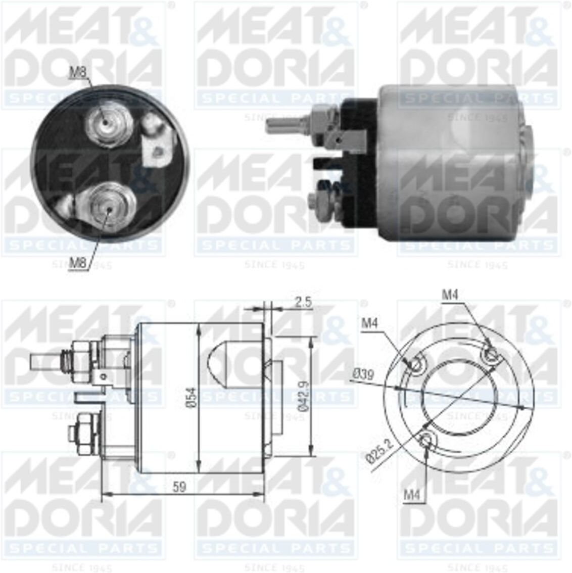 Magnetschalter, Starter MEAT & DORIA 46310