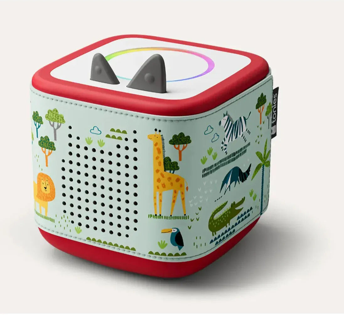 Tonies Jungle Toniebox 2 Sleeve for Kids, Vibrant Animal-Inspired Sleeve, Durable and Kid-Friendly Design