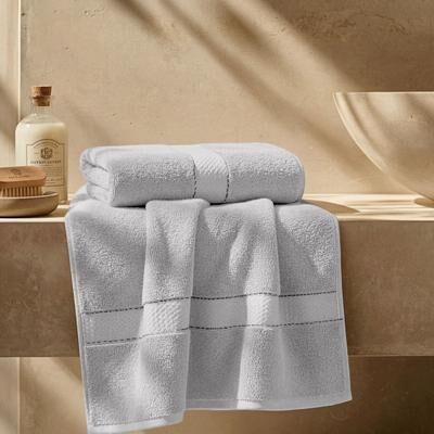 Superior Niles Cotton Ultra-Plush Absorbent Bath Towels, Set of 2