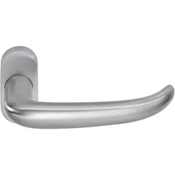 Ogro, Türgriff + Türgarnitur, Drückerlochteil PREMIUM 8999/6620 - mit Rosette, Edelstahl matt (Türgarnitur)