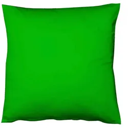 fleuresse Bettwäsche Mako Satin Colours 009100-7048 grasgrün Kissenhülle 50x50 cm