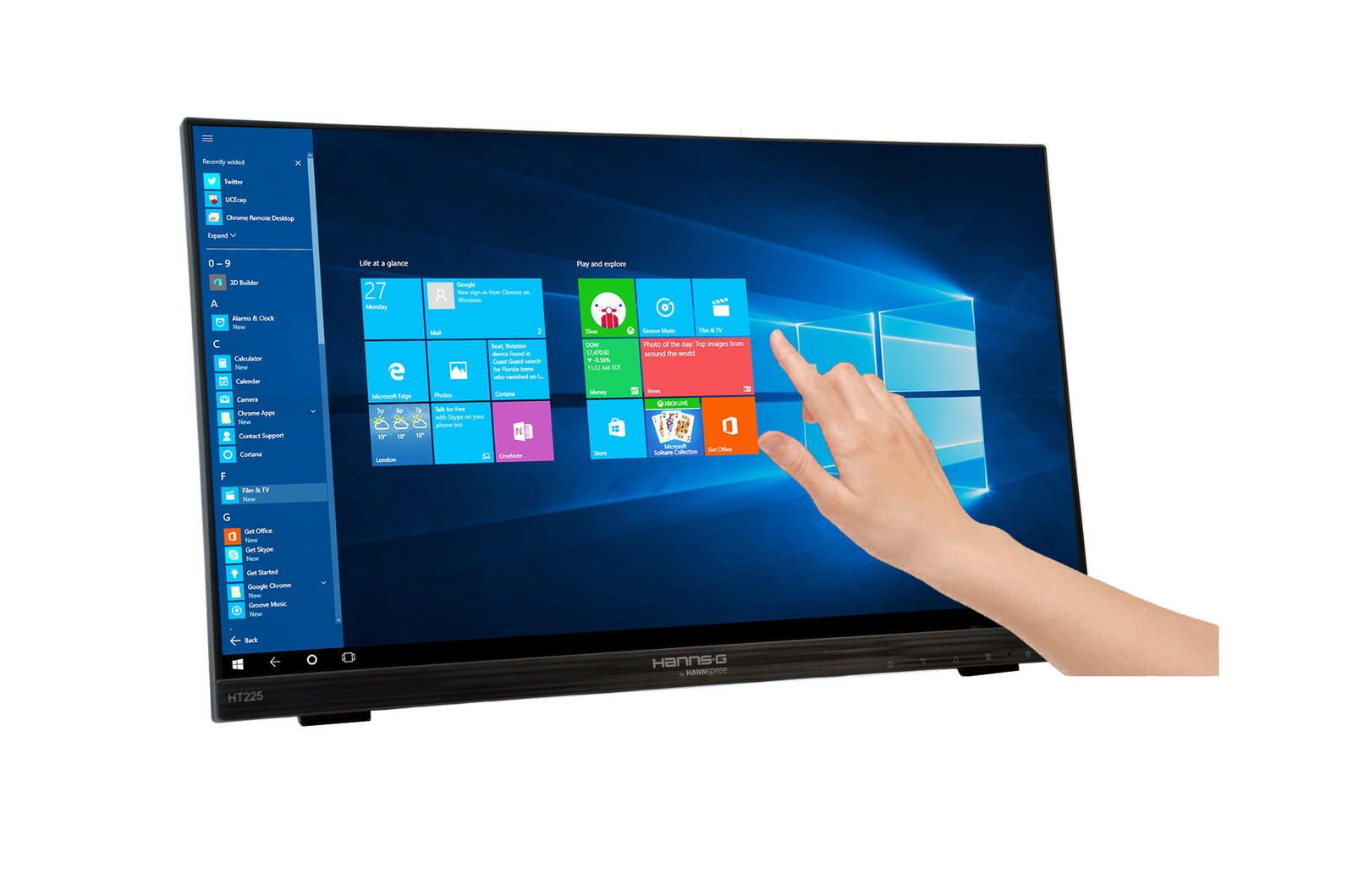 HANNspree Touch-Monitor HT225HPB LED-Display 54,61 cm (21,5") schwarz
