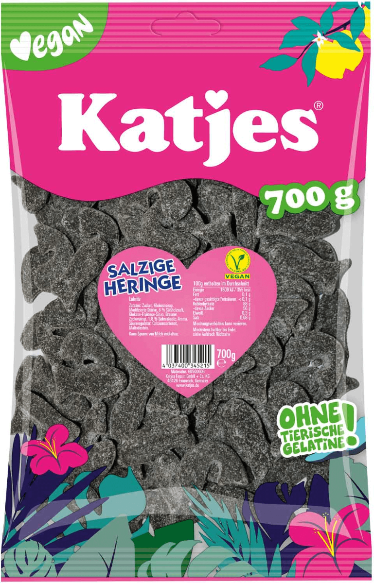 Katjes Salzige Heringe - 700 g