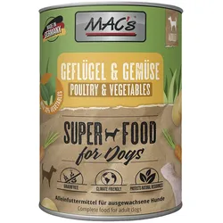 MAC ́s DOG Geflügel & Gemüse 6x800 g