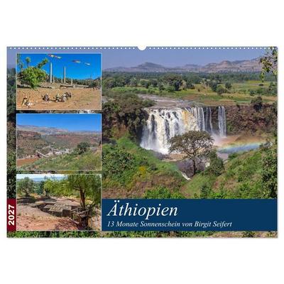 Äthiopien - 13 Monate Sonnenschein (Wandkalender 2027 DIN A2 quer), CALVENDO Monatskalender