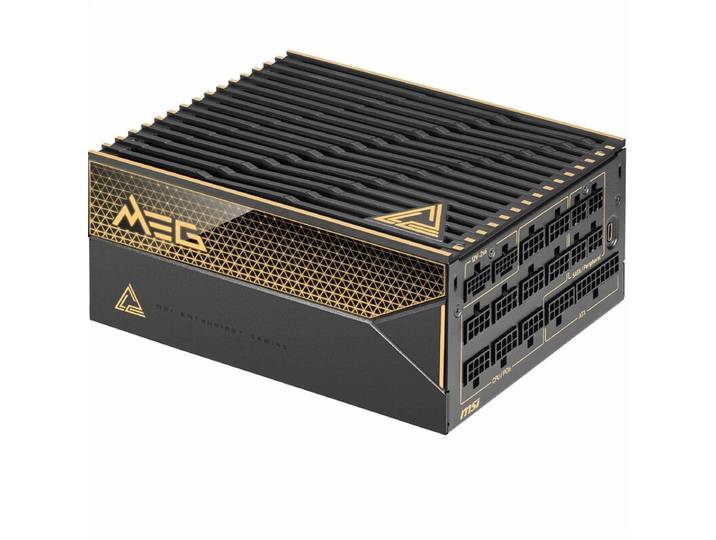 MSI MEG Ai1600T PCIE5 voeding 1600 W 24-pins ATX zwart