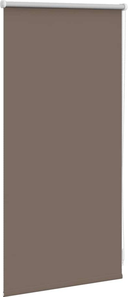 vidaXL Store enrouleur occultant 44,4x100cm tissu de 40cm couleur café
