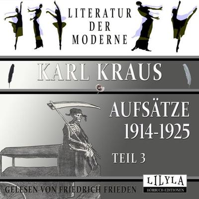 Aufsätze 1914-1925 - Teil 3 - Karl Kraus, Audio, 9783988521057