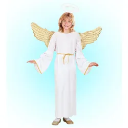 Widmann ENGEL (Kleid, Gürtel, Heiligenschein), 158 cm / 11-13 Years (158)