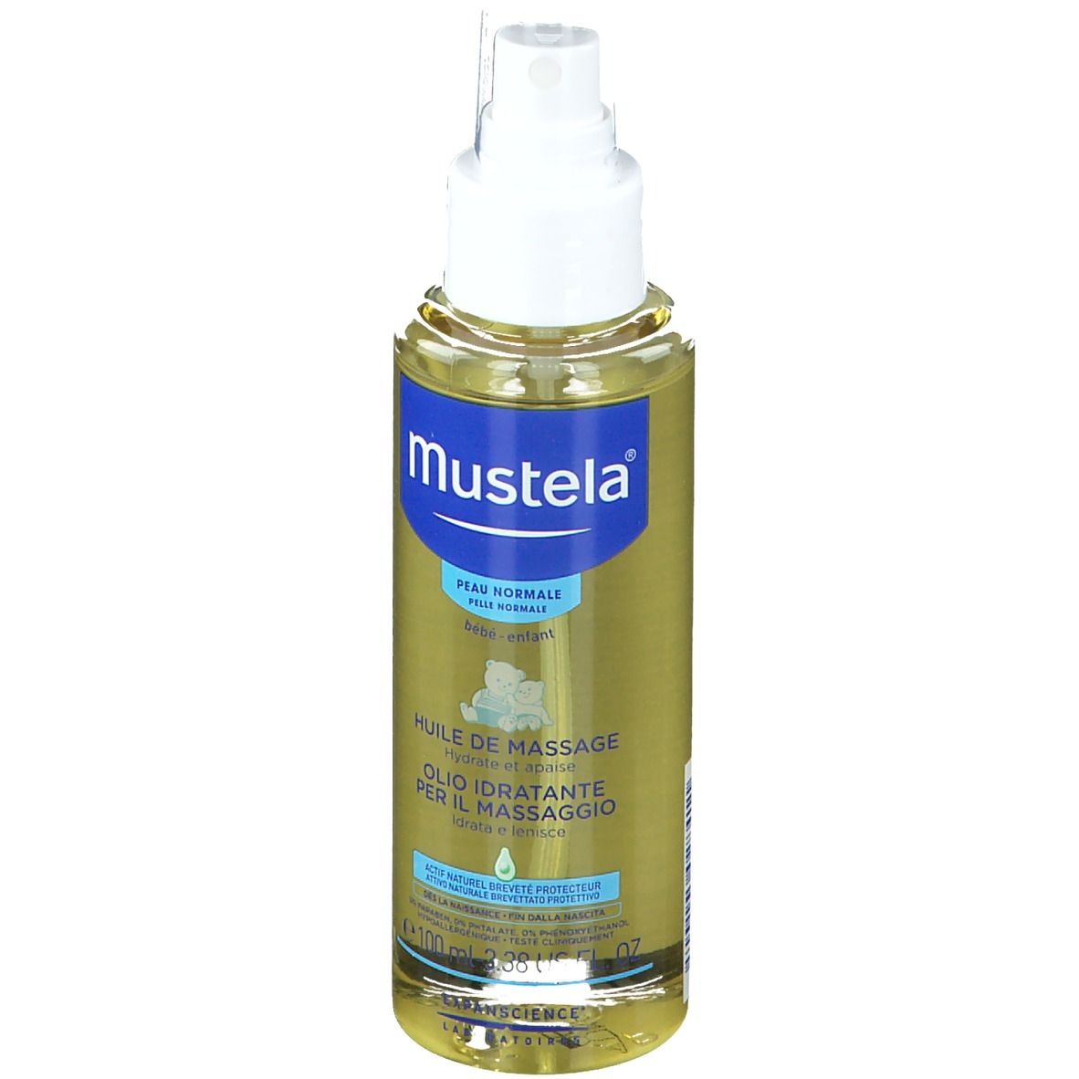 Mustela Baby Massageolie Normale Huid 100 ml Spray