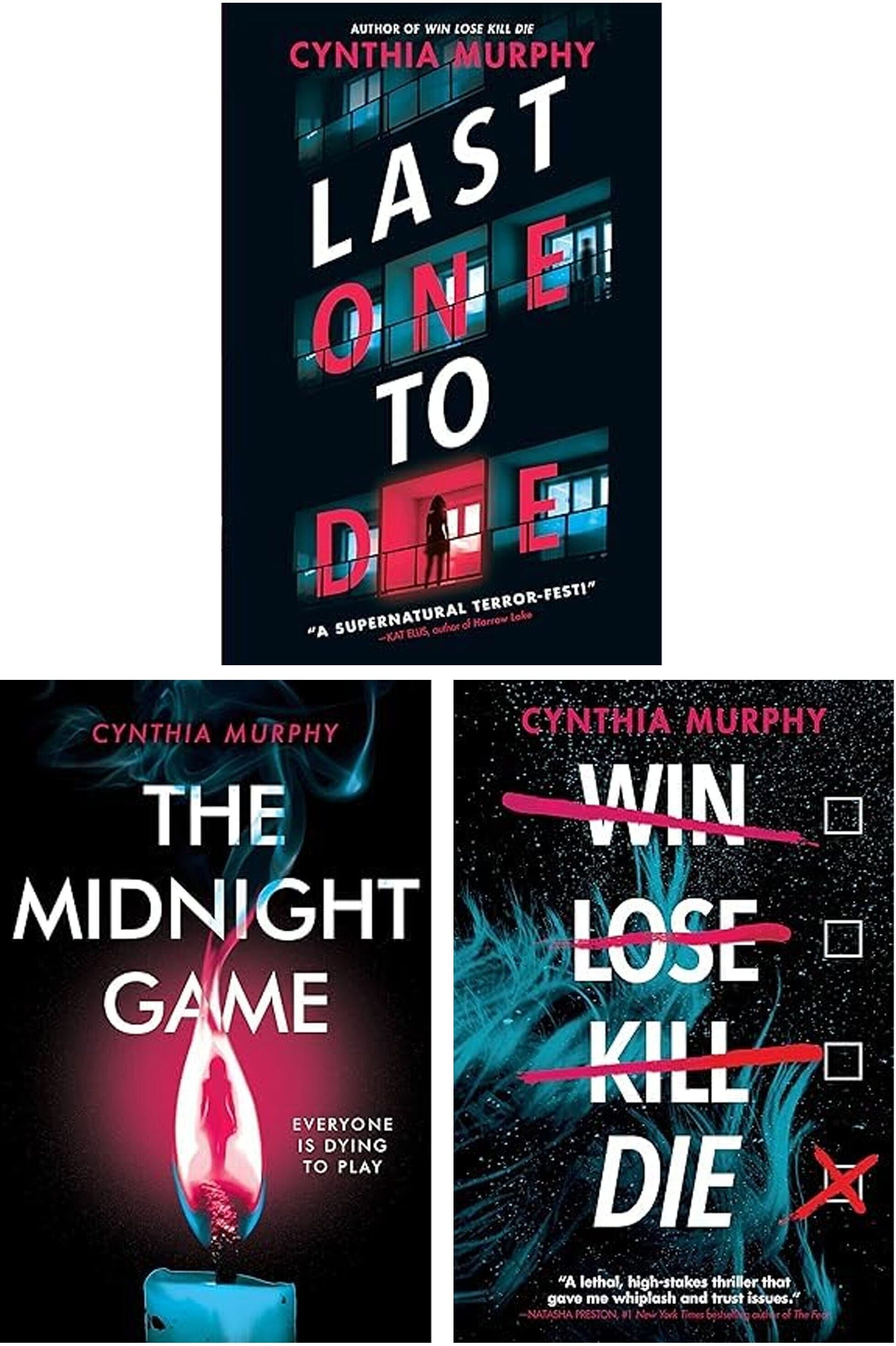 Last One To Die, Win Lose Kill Die & The Midnight Game: By Cynthia Murphy 3 Books Collection Set - Fiction - Paperback Scholastic