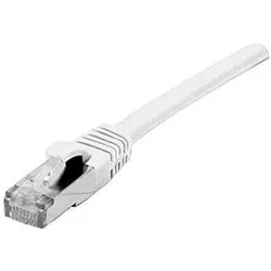 Exertis Connect Patchkabel S/FTP (PiIMF), Cat 6A (EIA/TIA), weiß, 25,0 m Patchkabel mit besonders enger Biegung (S/FTP, CAT6a, 25 m), Netzwerkkabel