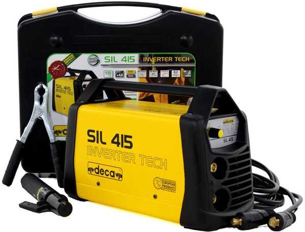 Poste à souder inverter Deca SIL 415 - 150 A max - alimentation 230 V - kit d'utilisation