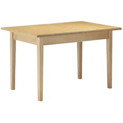 ESSTISCH Deborah im Modernen Landhausstil 120 x 75 x 75 Buche lackiert