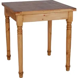 Mexico Esstisch 80x80cm Massivholz Pinie  Mexiko Möbel Mexikanisch