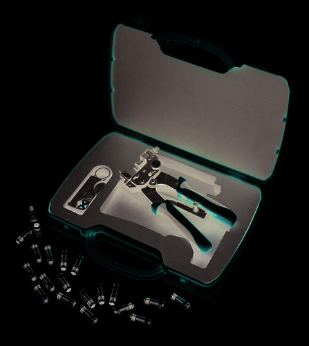 Cimco 106154 Crimpzange Wetterfeste Koaxialanschlüsse, Koaxial-Steckverbinder BNC, F, RCA RG6, RG59