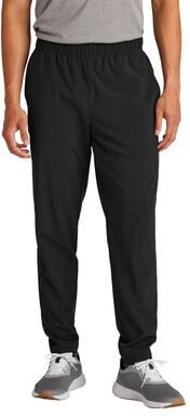 Sport-Tek PST485 Repeat Pant in Black size Small   Polyester Blend
