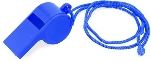 Sifflet personnalisable au design classique avec tour de cou Carnival Bleu Royal TAILLE UNIQUE ADULTE
