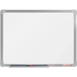 Whiteboard, Magnettafel boardOK, 600 x 450 mm, eloxierter Rahmen